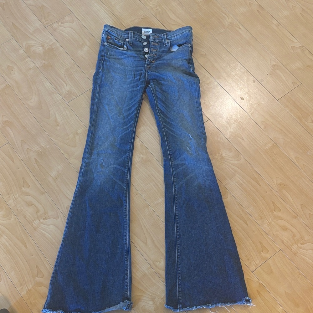 Hudson Jeans Classic Blue Flare Denim